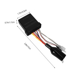 Alipis 1 Set Motorcycle Security Alarm System with Engine Start Function Remote Arming Disarming Compatible with Motorcycles Weather Resistant Reliable Performance