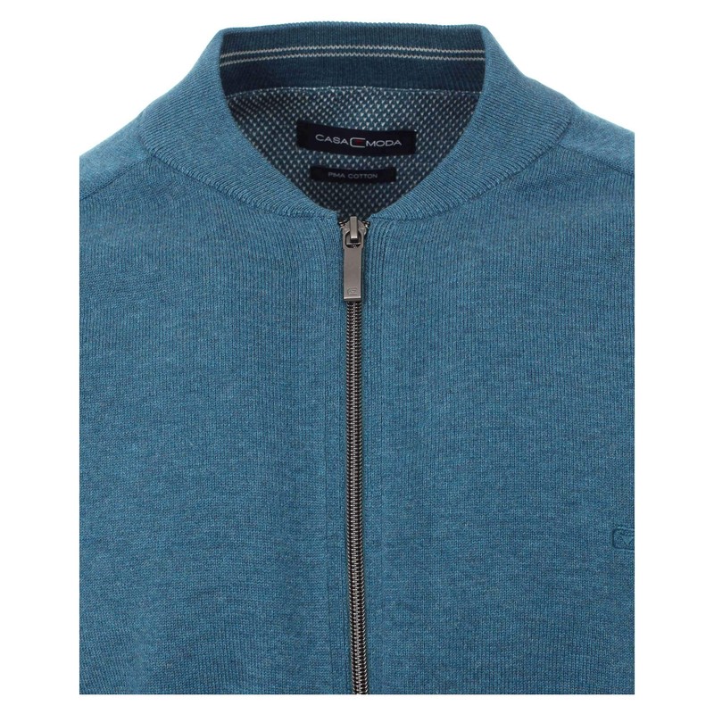 CASAMODA Plain Cardigan, darkblue