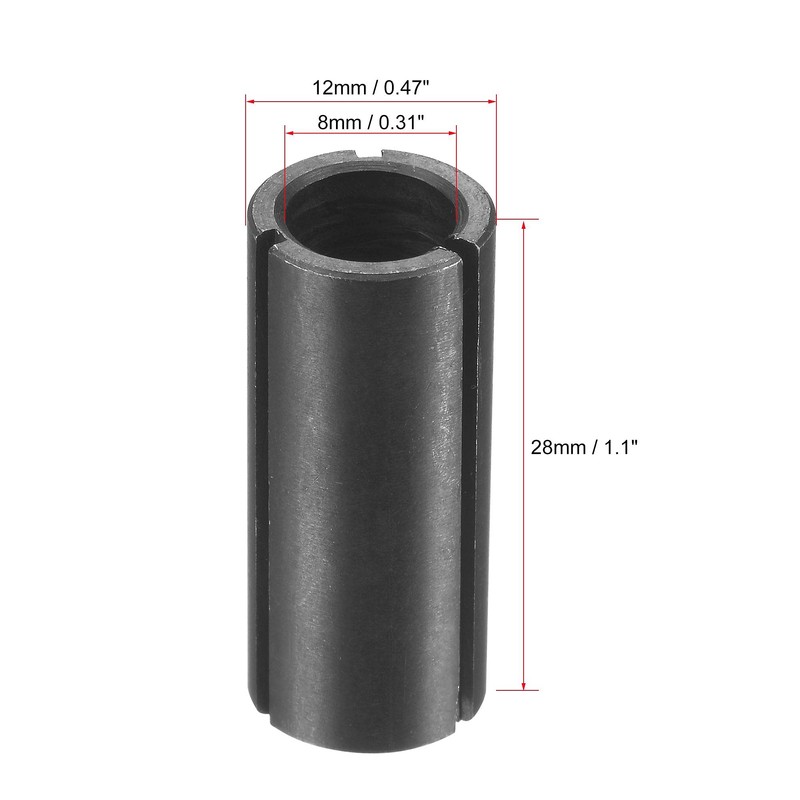 sourcing map 2 Pieces Router Collets Driver Adapter Convert from