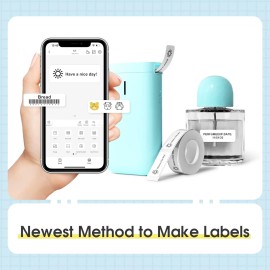 NIIMBOT Label Maker Machine D11 Label Printer Tape Included Portable Wireless Co