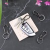 Ptwola 6 Pcs Lobster Clasps Key Ring Small Keychain Rings