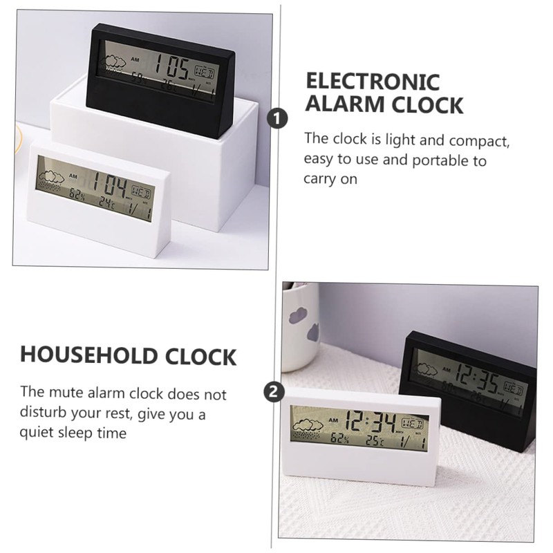 BIUDECO Alarm Clock Radio Digital Display Boys and Girls Bedside