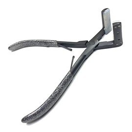 Professional Hair Extension Pro Tape 7" Pliers Micro Extension Pliers Tape in Hair Extension Pliers with Free Bag (Black)