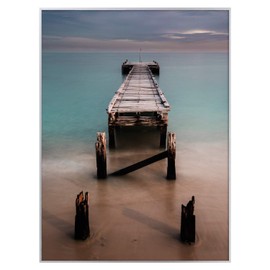 Golden State Art, Metal Wall Photo Frame Collection, Aluminum Photo Frame with Real Glass (Silver, 18x24, 1-Pack)