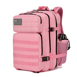 gracedon 35L Military Tactical Backpack with Molle System for Women Men Assault Pack Daypacks for Gym Outdoor Backpacks (Pink)