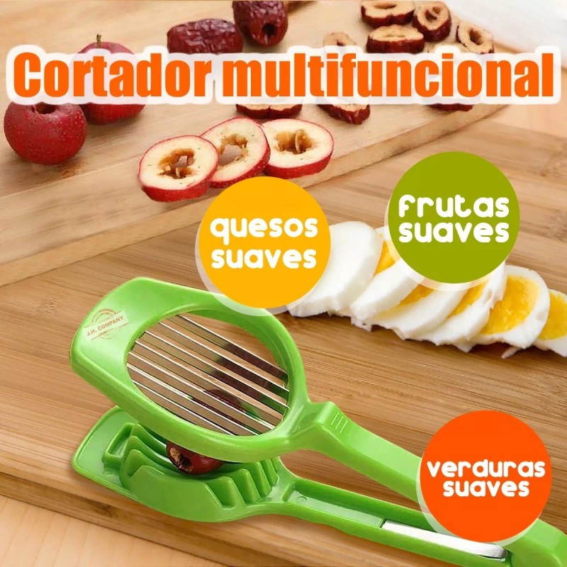 Veleka Rebanador Cortador De Huevo, Frutas Y Verduras 0-012