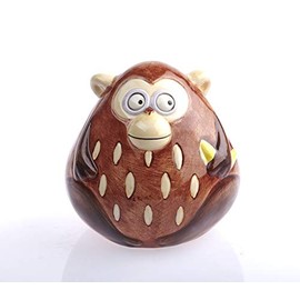 by-Bers Uhu Money Box Handmade Ceramic Monkey Monkey