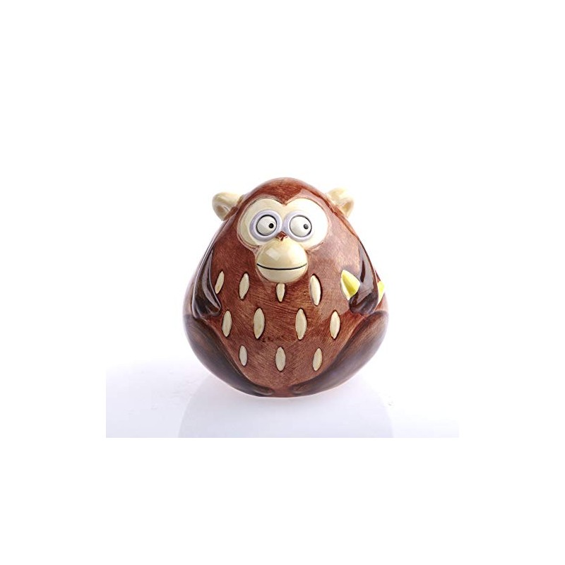 by-Bers Uhu Money Box Handmade Ceramic Monkey Monkey