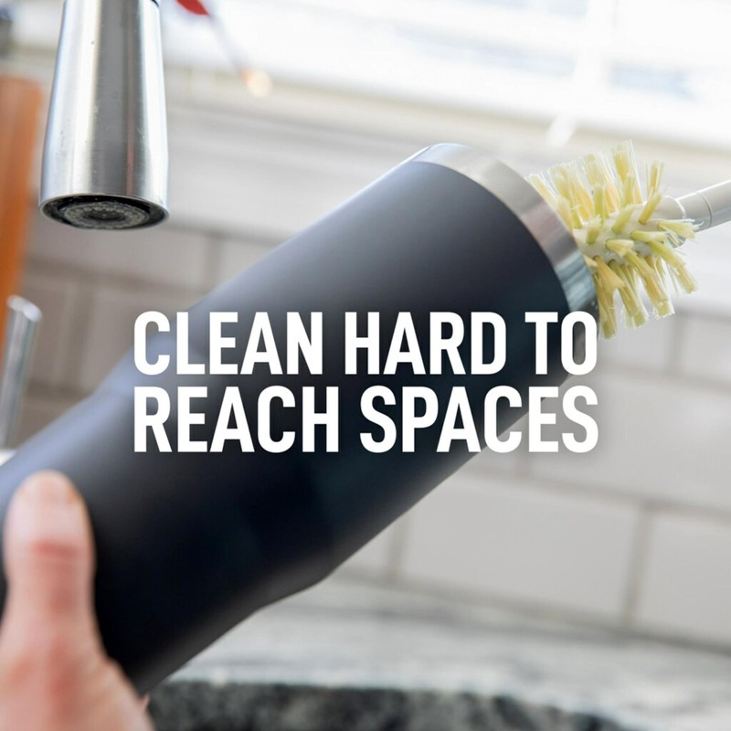 Scotch-Brite Greener Clean Bottle & Straw Brush Set with 2