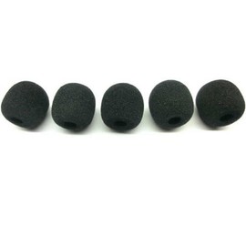 Best Cospa Instructor Acclaimed Microphone Sponge, Windscreen (S), Pack of 5, General Purpose Incom, Pin Microphone, Attachable, S