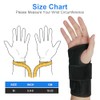 Beugo Carpal Tunnel Wrist Support Brace, Hand Support (Left Hand)