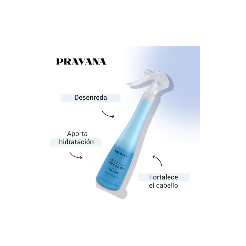 PRAVANA Intense Therapy Leave In Cabello, Reparación Cabello Dañado 300ml