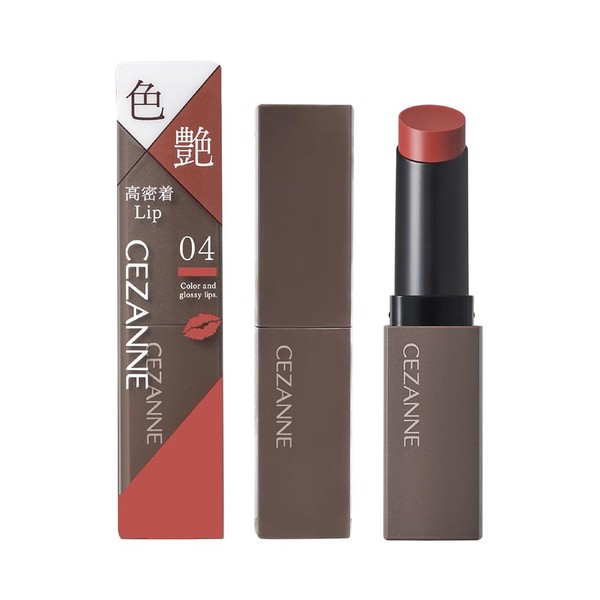 Cezanne Lip Color Shield 04 Mellow Pink 0.1 oz (3.7 g) Gel Membrane Lip for Beautiful Coloring Difficult to Fall Off
