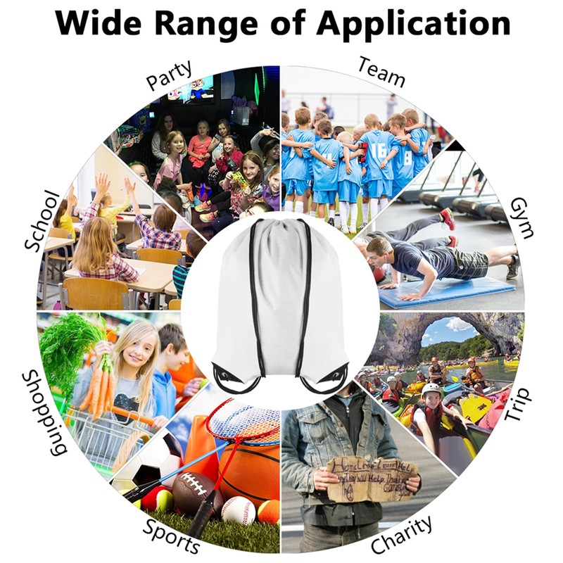 GoodtoU - Mochila con cordón y cordón de nailon a