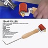 Flat Seam Roller Red Silicone 260℃ High Temperature Resistant 32mm
