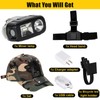 Yongkist Rechargeable LED Headlamp with Spotlight and Floodlight – High