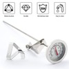 4 Pcs Stainless Steel Thermometer Probe Clips Pot Cup Temperature
