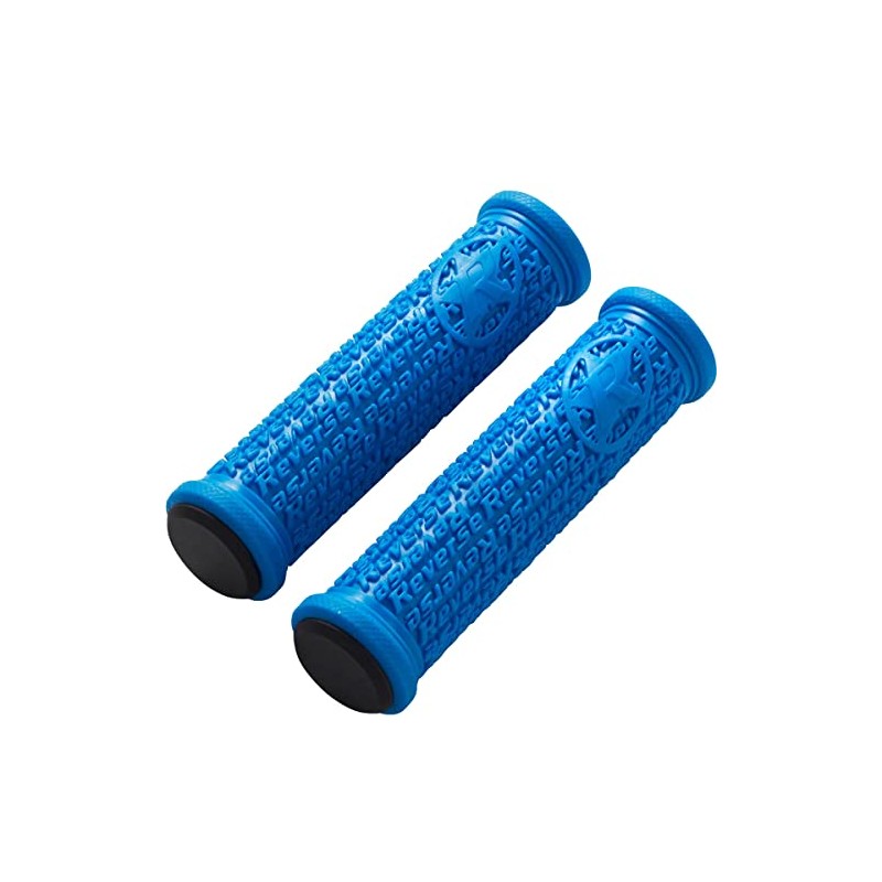 Revers e Stamp Basic Bicycle Grips Blue