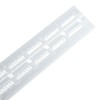 18 Inch Woodworking Edge Ruler with Fixator Serrated Design Angle