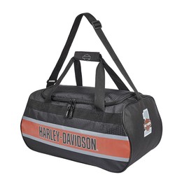 Harley-Davidson Mens #1 B&S Trailblazer Vintage Rust Polyester Duffel Bag 99418-RT