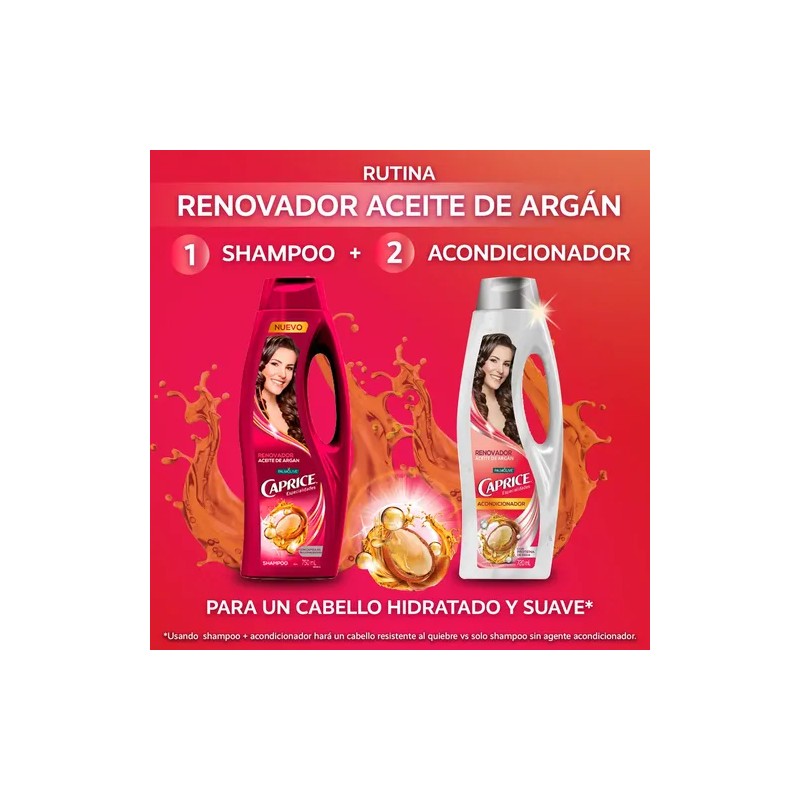 Acondicionador Caprice Renovador Aceite De Argán 720 Ml