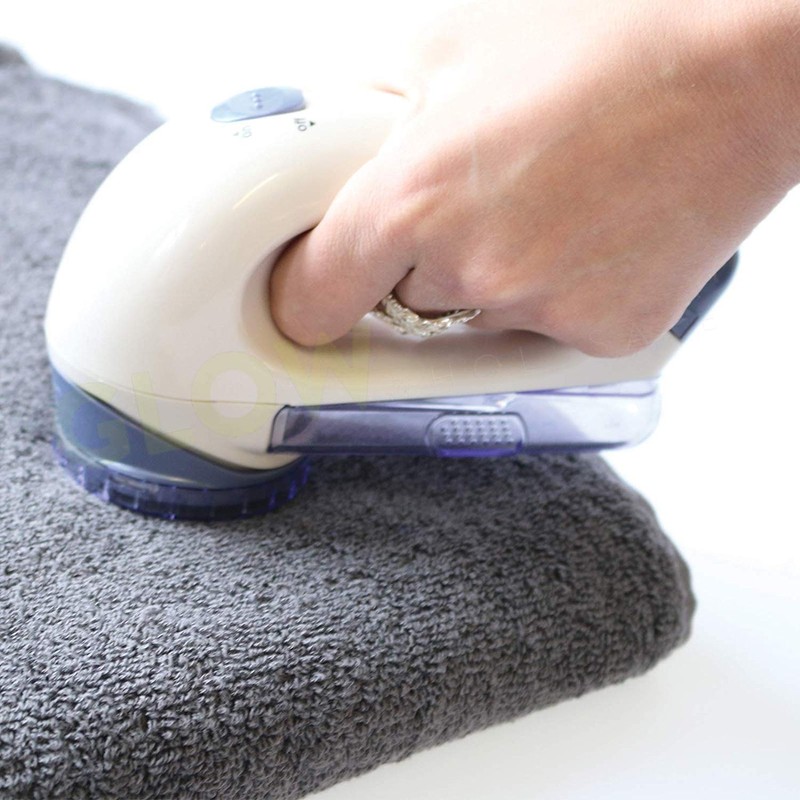 GLOW Portable Lint & Bobble Remover – Handheld Fabric Shaver