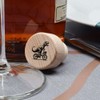 19mm 'Dinosaur on a Bicycle' Wooden Bottle Stopper/Cork (BS00027970)