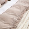 DAUAOTO Full Size Ruffle Duvet Cover Set, 100% Cotton, Kids