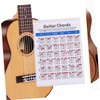 Kisangel 1PC Electric Guitar Chord Practice Chart Lightweight Copper Plate