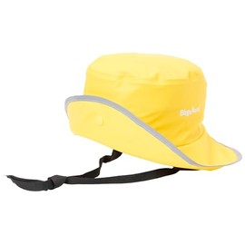 Playshoes Unisex Rain Hat Southwester Rain Hat, Yellow fleece lining