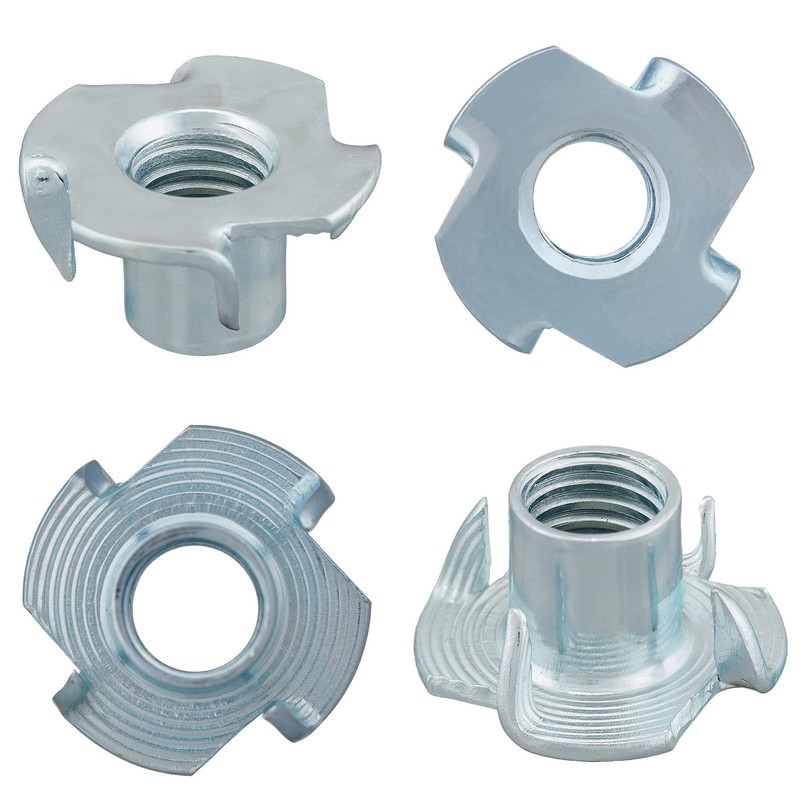 Drive-in Nuts with 4 Drive-In Tips, Galvanised Steel, Choice of