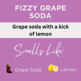 Black Canyon Home and Body Peace Love + Lotion Fizzy Grape Soda Scented Natural Hair Shampoo, 16 Oz