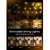 Minetom 100FT Outdoor String Lights with Remote, ST38 Patio Lights