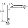 Brixwell 900-11012 Corner Key for Storm Window Gray Left Hand