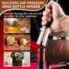 Air Pressure Wine Bottle Opener and Vacuum Wine Stopper Set
