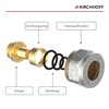 KIRCHHOFF MSVR Pipe, Set of 5, Compression Fitting 16 mm