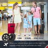 Zoofen 4 Pcs Luggage Wheels Replacement 50x14mm Suitcase Replacement Wheels