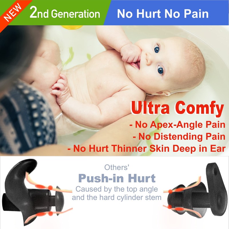 WaterDam Swimming Ear Plugs Great Waterproof Ultra Comfy Earplugs Prevent