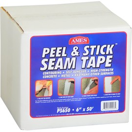 AMES PS650 6" x50' Peel & Stick Peel and Stick Seam Tape, Grey, 4 Piece