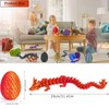 AIZQYC 3D Printed Dragon Egg with Dragon, Mysterious 3D Crystal