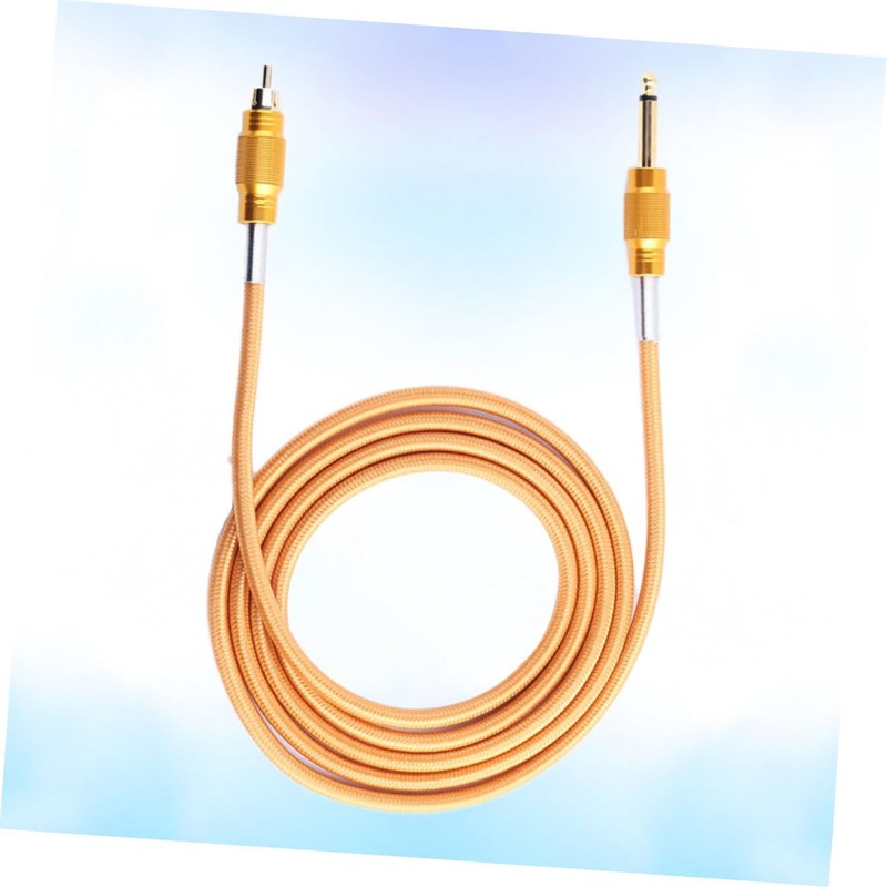 Professional Cable for Tattoo Machines Orange High Quality Flexible Cable