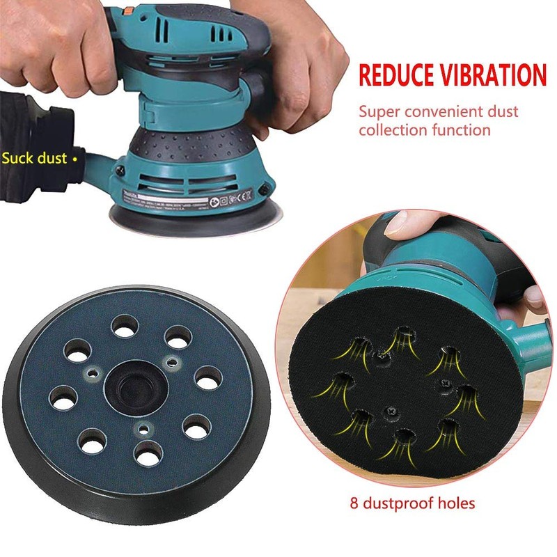 ZDNT 5 Inch BO5031 Replacement Sander Base,8 Hole Sanding Backing