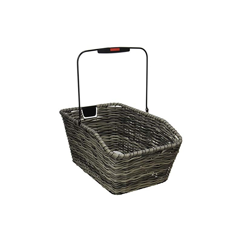 KlickFix 2128051920 Unisex – Adults' Rear Bicycle Basket Black 44