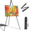Portable Art Easel Stand 63 Inches - Black Picture Stands