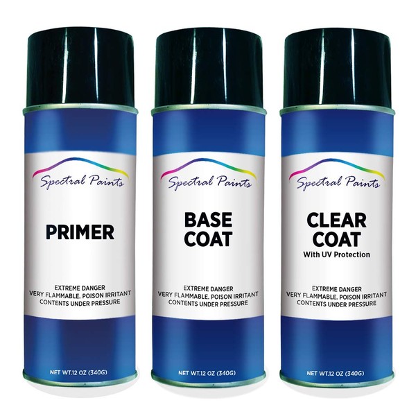 Spectral Paints Compatible/Replacement for Chrysler PR1 Red - Aerosol Primer,