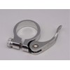 Aluminium bicycle seat clamp complete with quick release saddle clamp