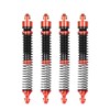 KEEDA 4PCS Aluminum Threaded Shock Absorbers Oil Damper for 1/18