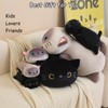 SQEQE Weighted Black Cat Plush, Weighted Black Cat Stuffed Animal