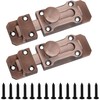 2 PCS Sliding Door Bolt Lock,Antique Safety Latches for Doors