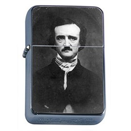 EDGAR Allan Poe Photograph Oil Lighter D-509